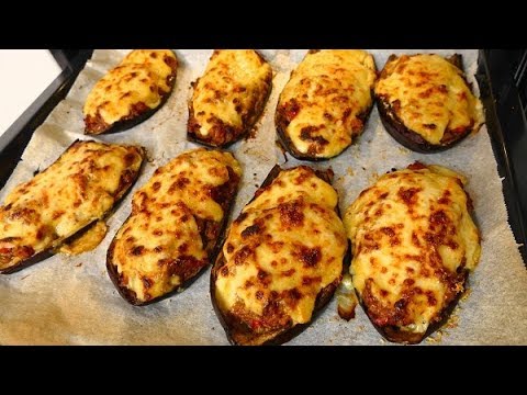 berenjenas rellenas de carne picada y verduras